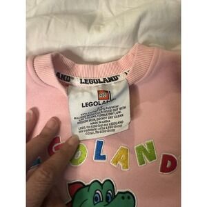 LEGOLAND Girls Pink Dragon Sweatshirt 2T Long Sleeve Cartoon embroidered